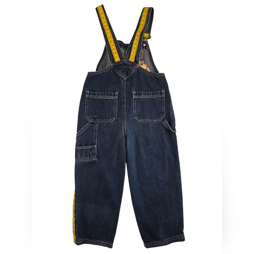 Vintage Y2K Bob the Builder Denim Overalls Size 5 Kids 100% Cotton - Picture 7 of 10